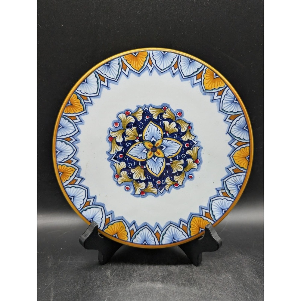 Ceramiche Pascal Ravello Italy Hand Painted Ceramic Trivet Italian Pottery 8"